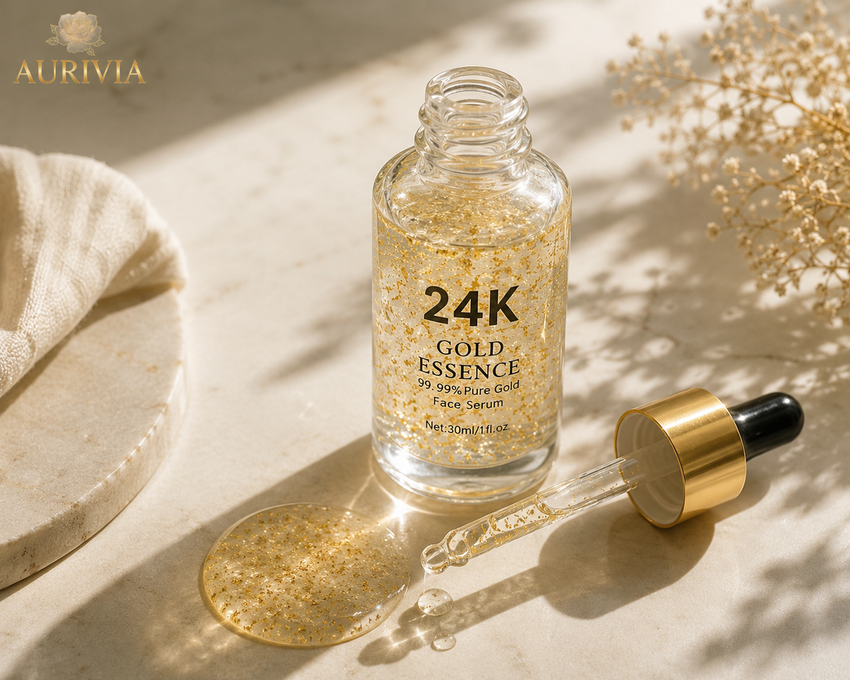 Aurivia™ 24K Gold Face Serum (Glow Revival Serum)